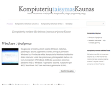 Tablet Screenshot of kompiuteriutaisymaskaunas.lt